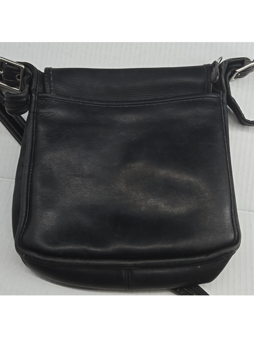 COACH Legacy Studio Flap Crossbody 9144 Black Leather - Picture 7 of 13